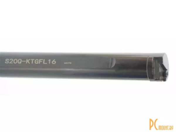 Резец токарный S20Q-KTGFL16, канавочный, левый, для внутреннего точения, 20мм, L180, для пластин TGF32R/L