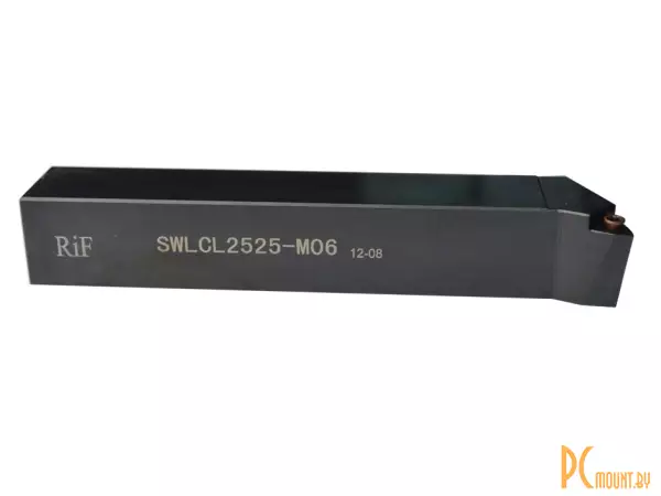 Резец токарный SWLCL2525M06 проходной/подрезной отогнутый, левый, для наружного точения, 25x25мм, L150, для пластин WCxx06T3xx